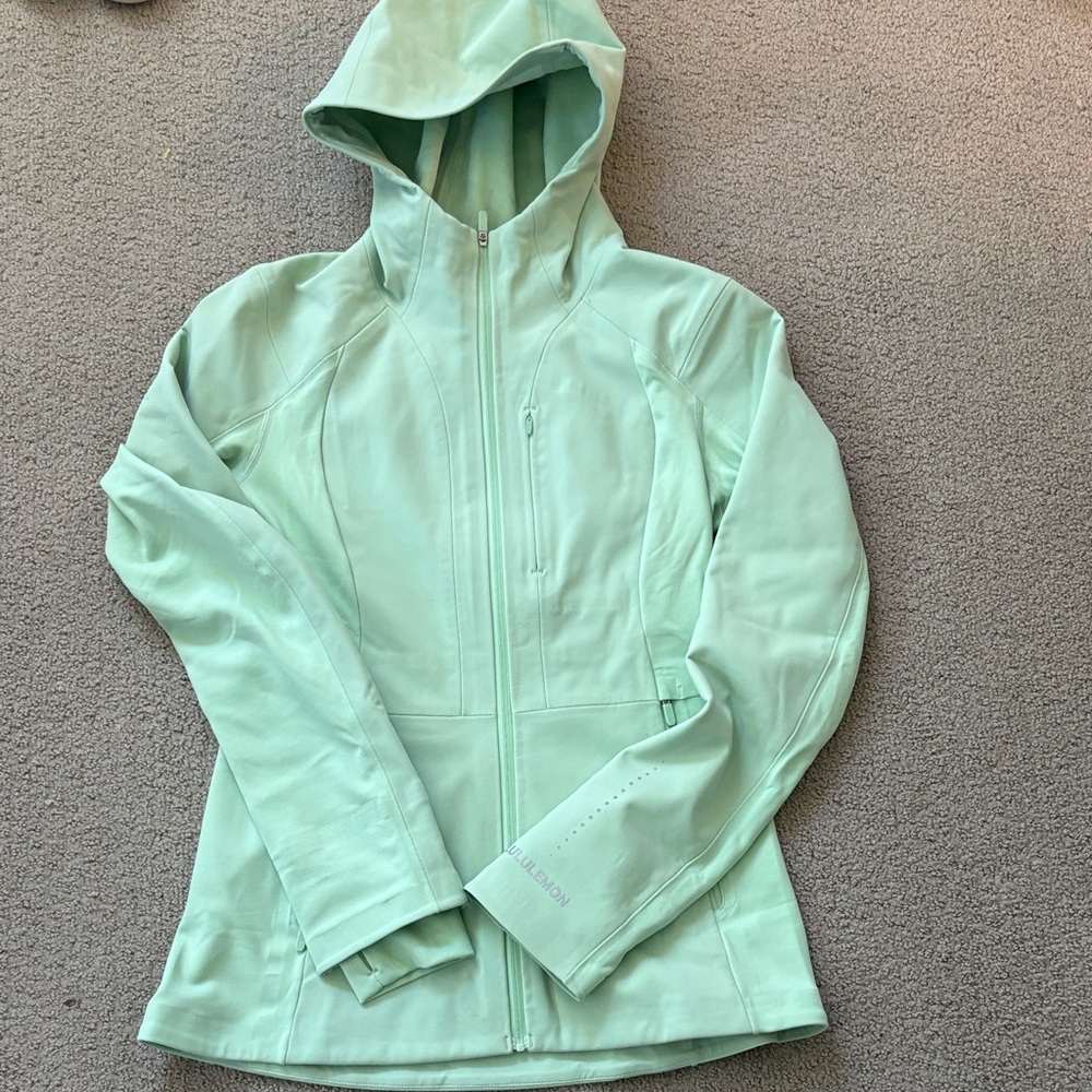 lululemon athletica Mint Green Hooded Ski Jacket
